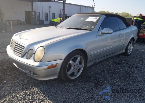 2002 Mercedes-Benz Clk 320 from USA, damaged, VIN WDBLK65G32T129155